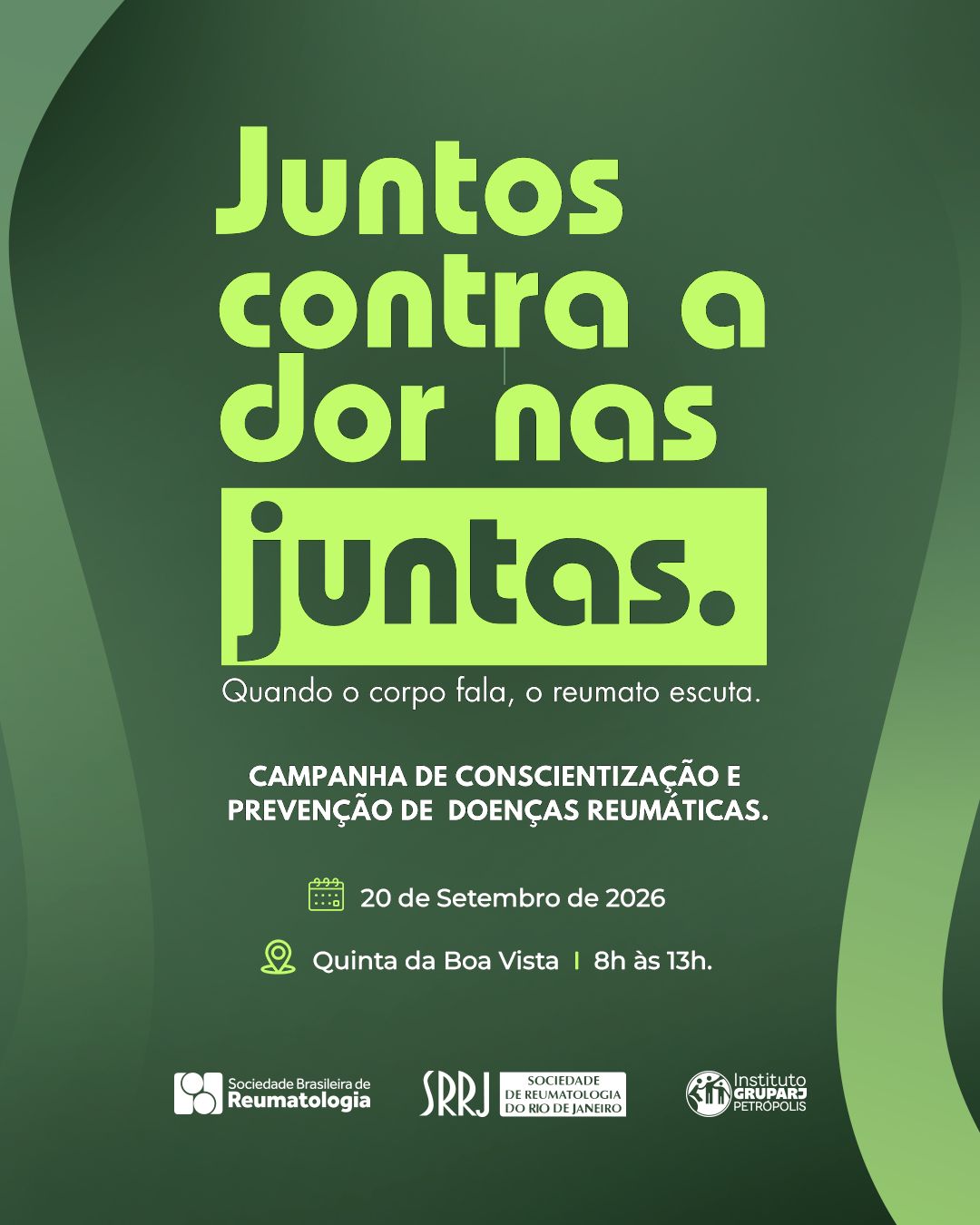 Cartaz Oficial Campanha Doenças Reumáticas 2026